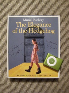 The Elegance of the Hedgehog Audiobook with my Shuffle